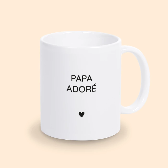 mug papa adoré