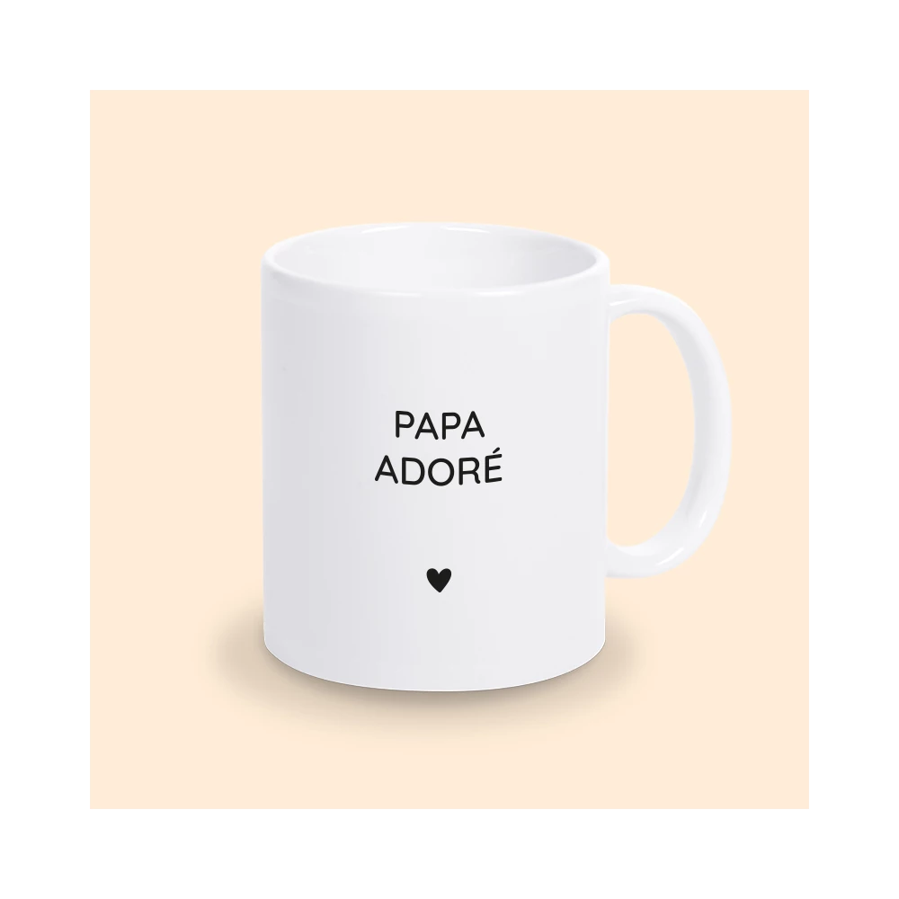 mug papa adoré