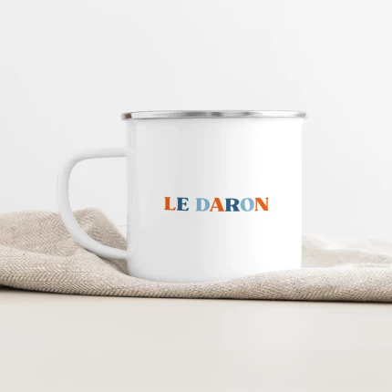 tasse émaillée le daron