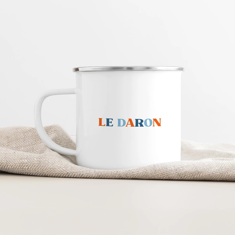 tasse émaillée le daron
