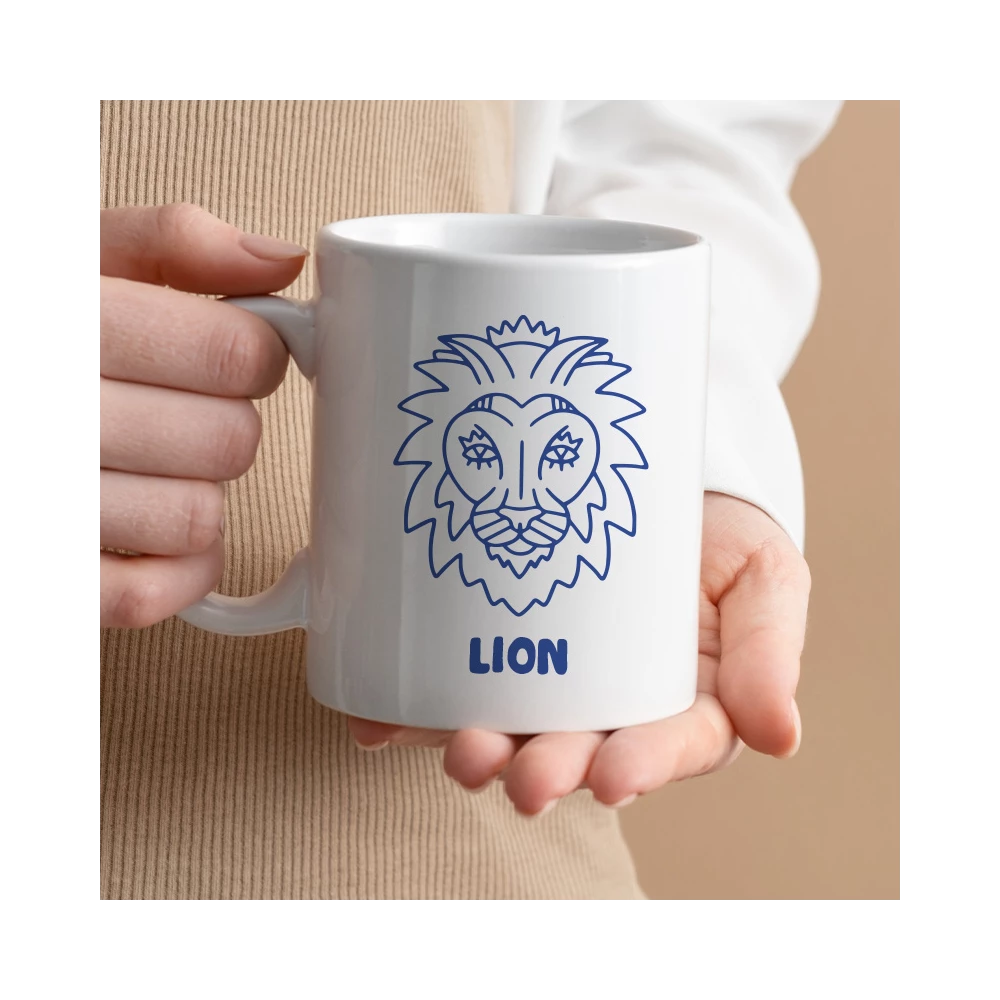 mug lion