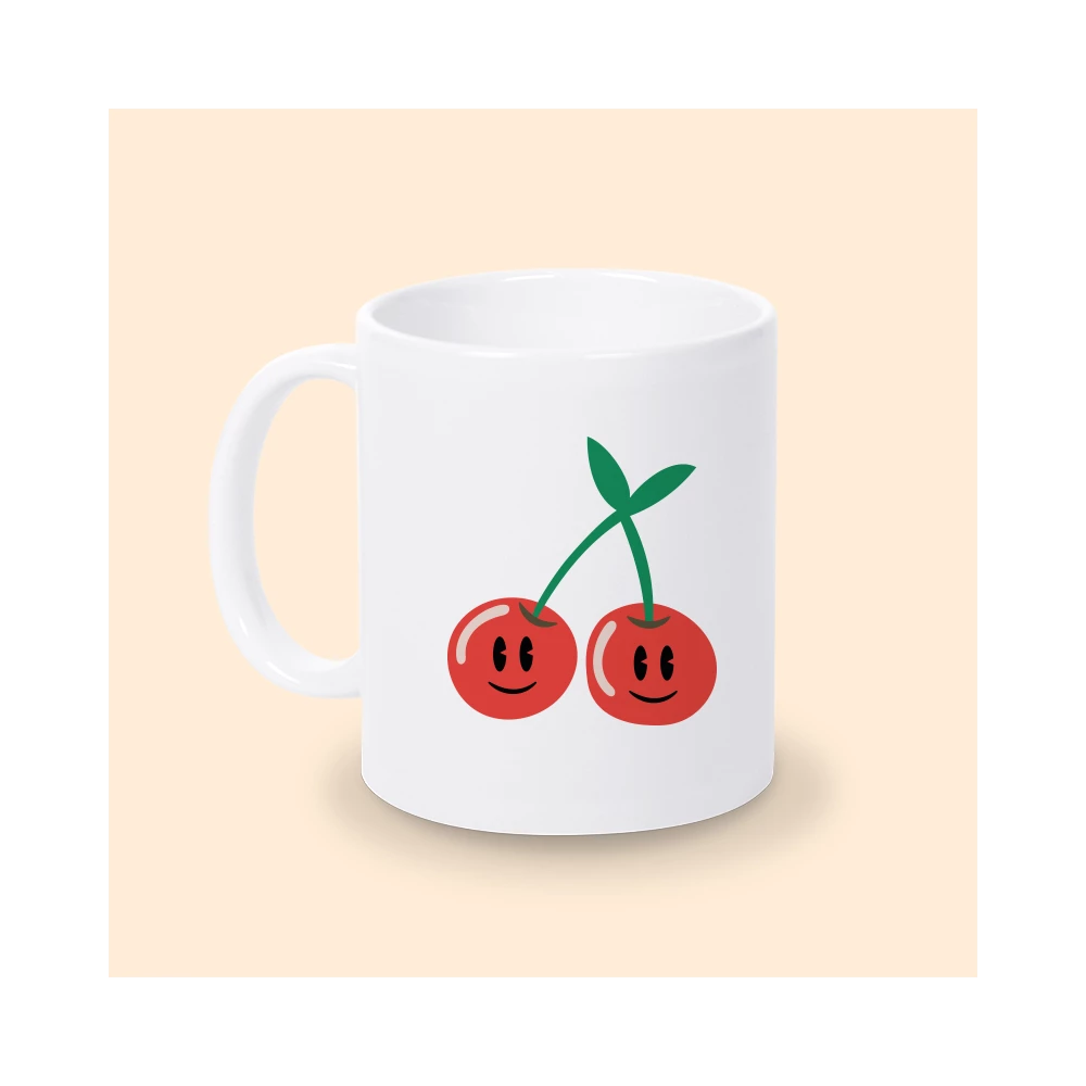 tasse cerise