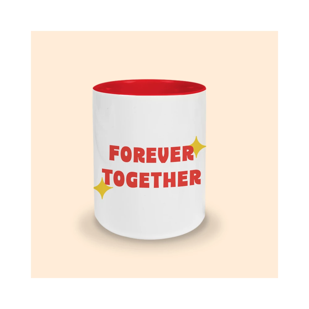 mug rouge forever together