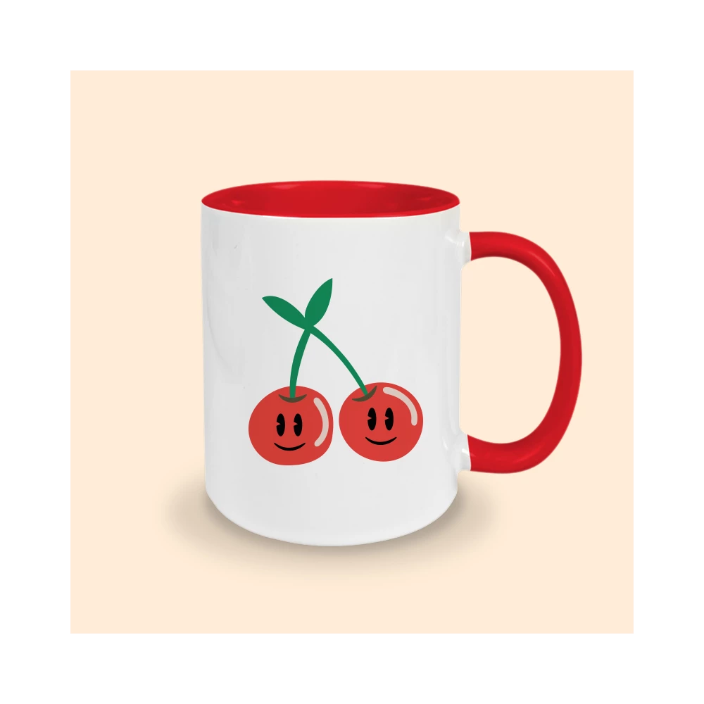 mug rouge cerise