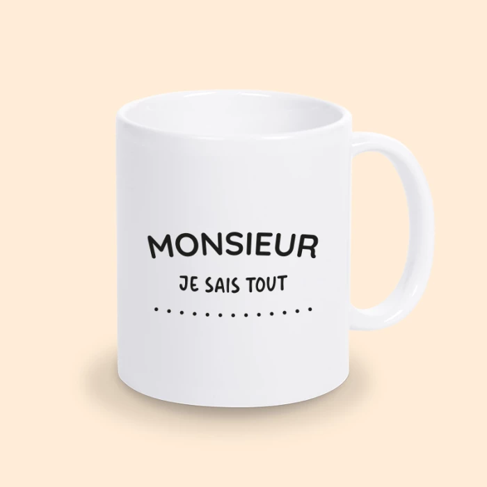 mug monsieur je sais tout