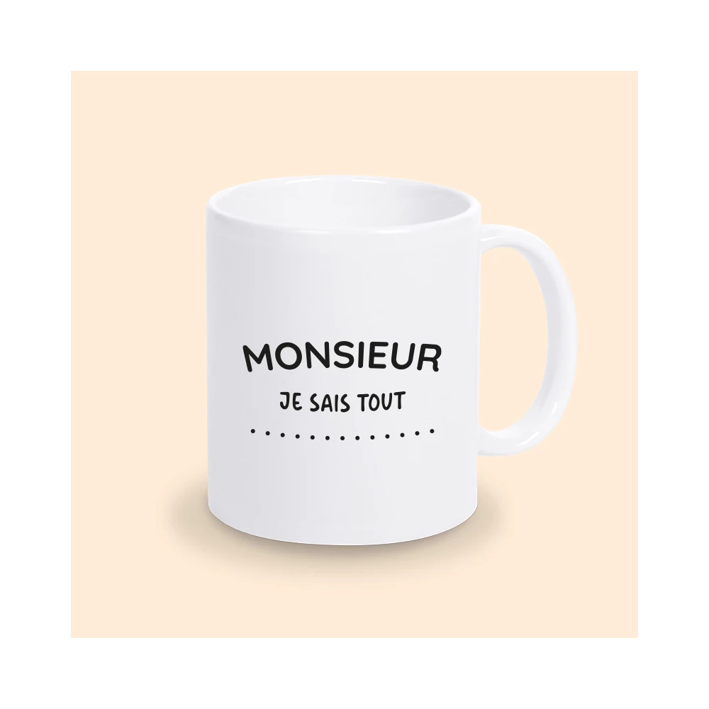 mug monsieur je sais tout