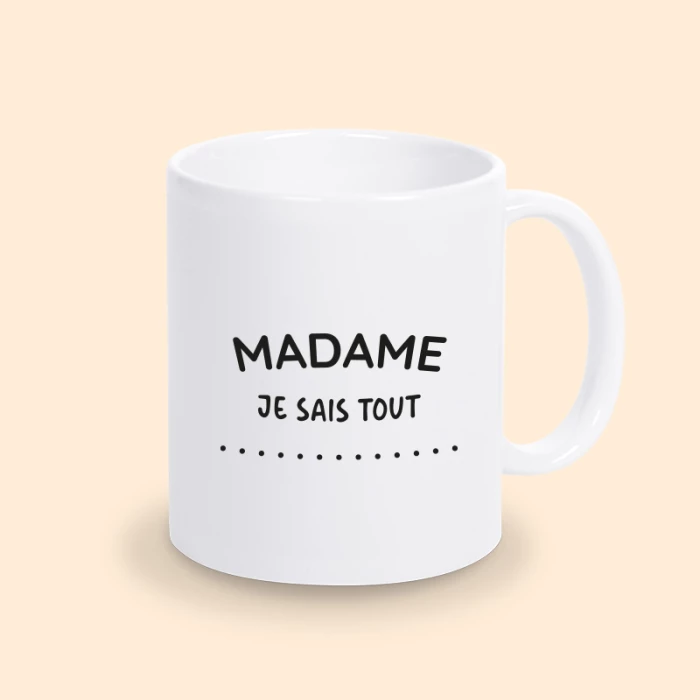 mug madame je sais tout
