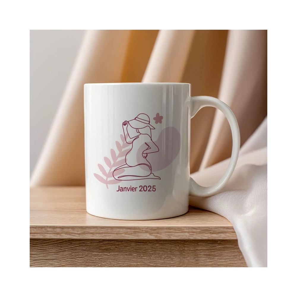 mug annonce grossesse personnalisé