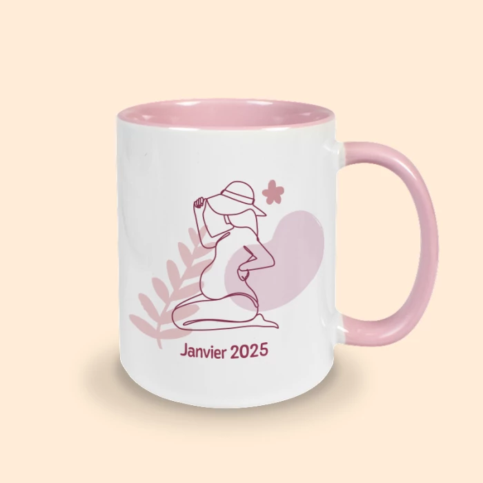 mug personnalisé annonce grossesse