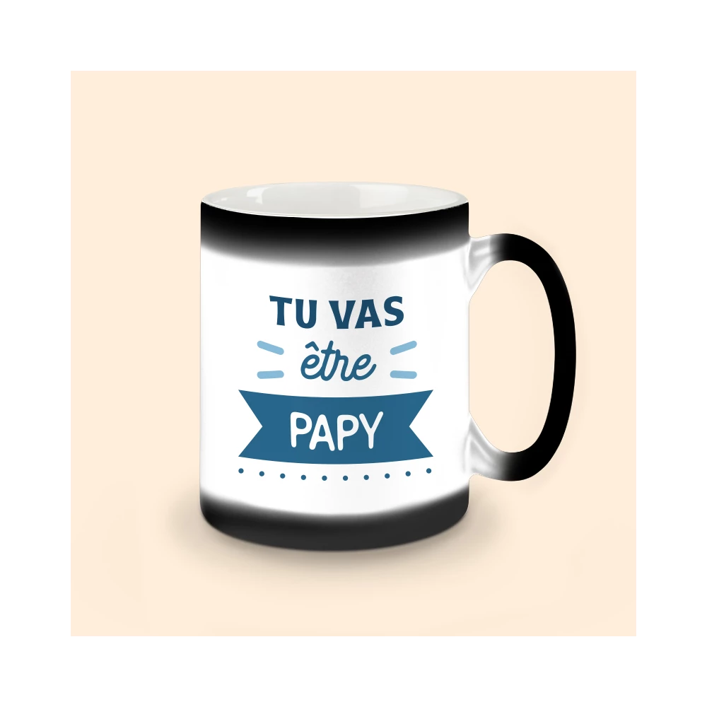 mug magique tu vas être papy
