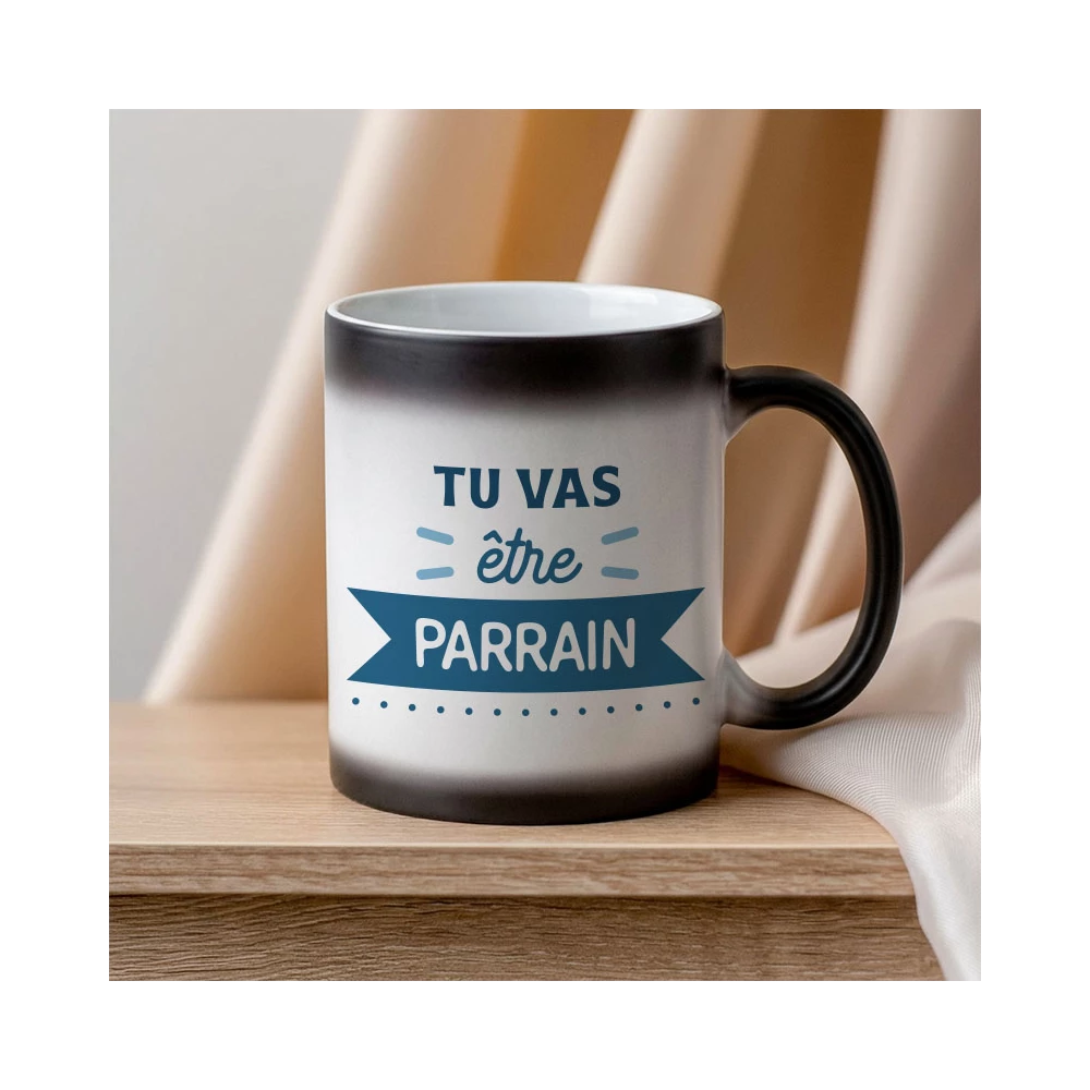 mug magique tu vas être parrain