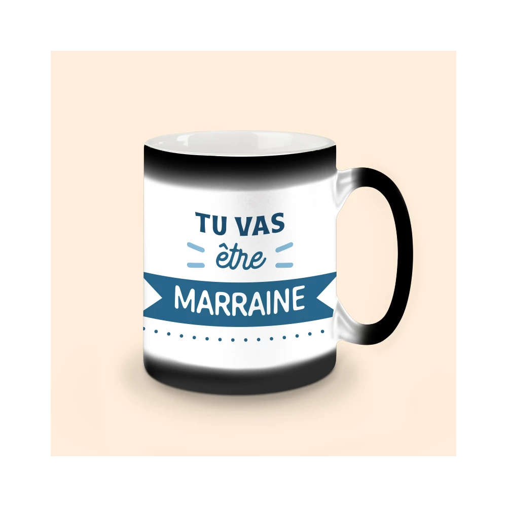 mug magique tu vas être marraine
