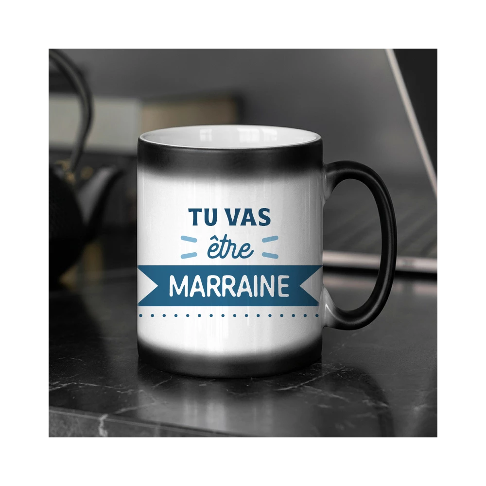 mug magique tu vas être marraine
