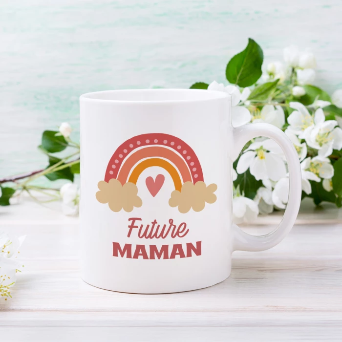 mug cadeau future maman