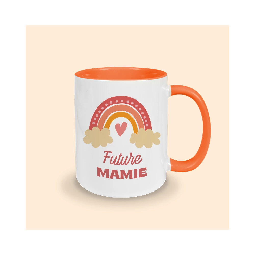 mug orange future mamie
