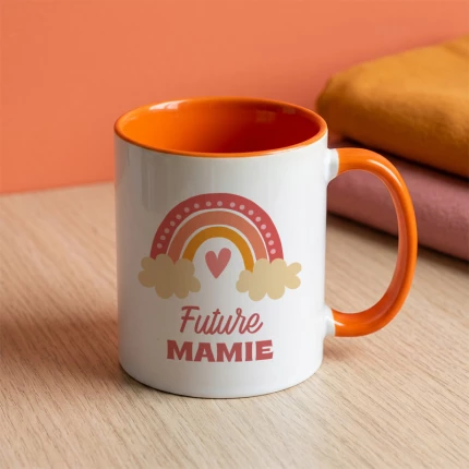 mug orange future mamie