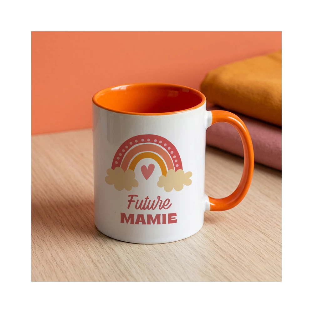 mug orange future mamie