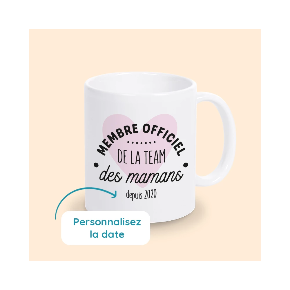 mug maman personnalisé