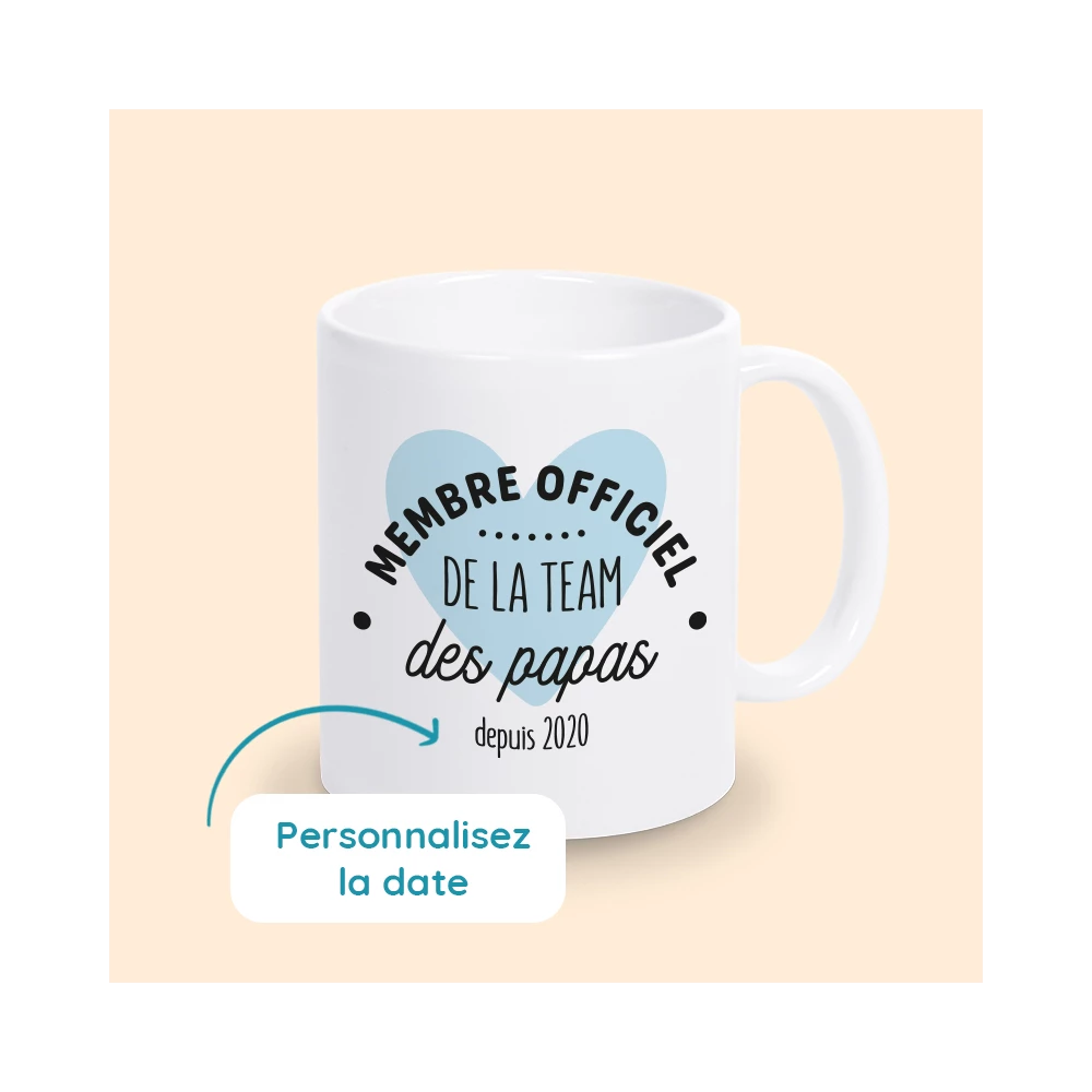mug personnalisé papa