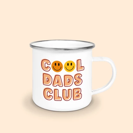 mug émaillé cool dads club