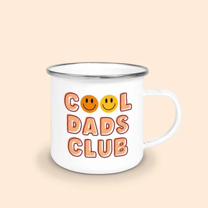 mug émaillé cool dads club