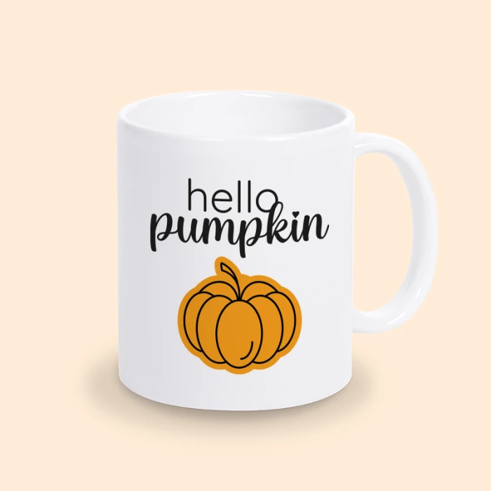 mug hello pumpkin