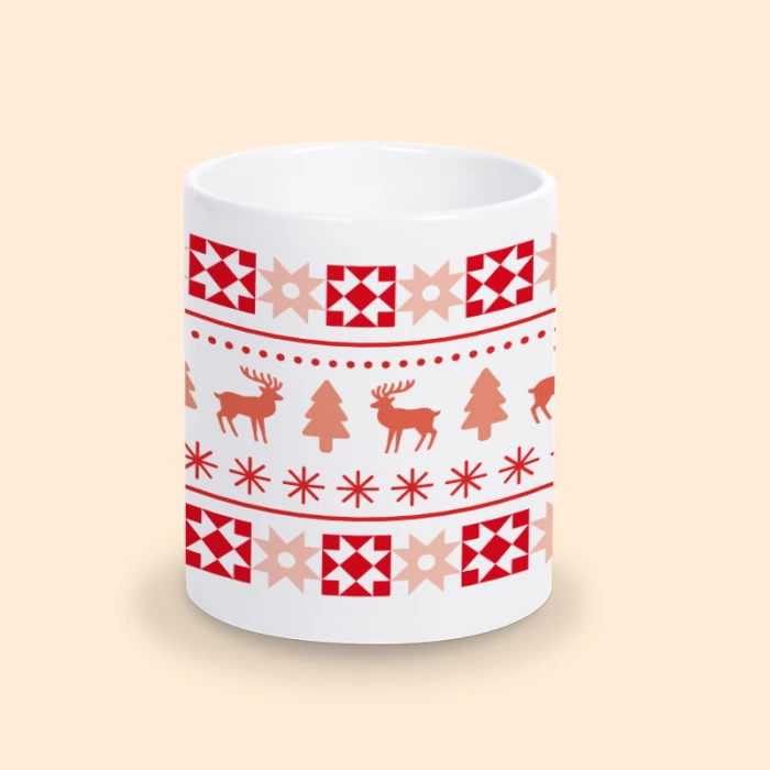 tasse motif noël