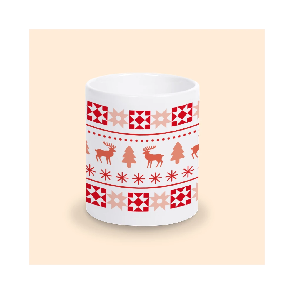 tasse motif noël