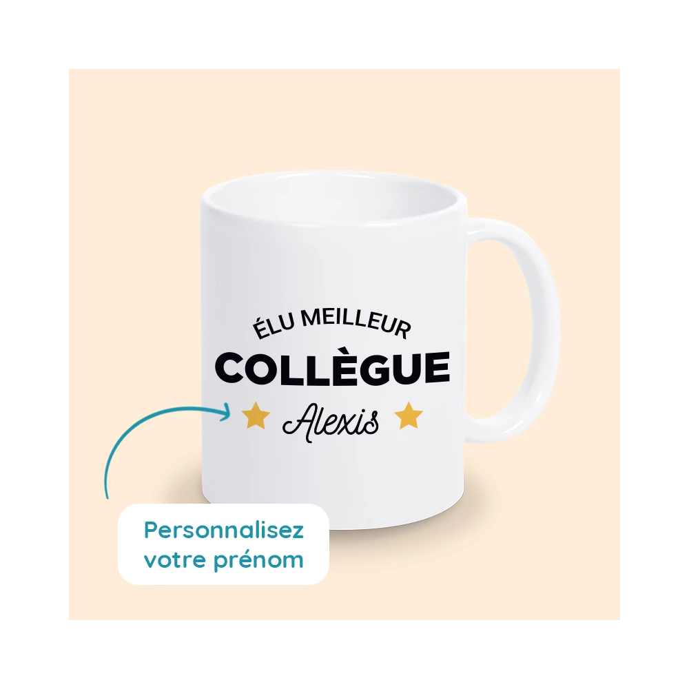 tasse collègue personnalisé