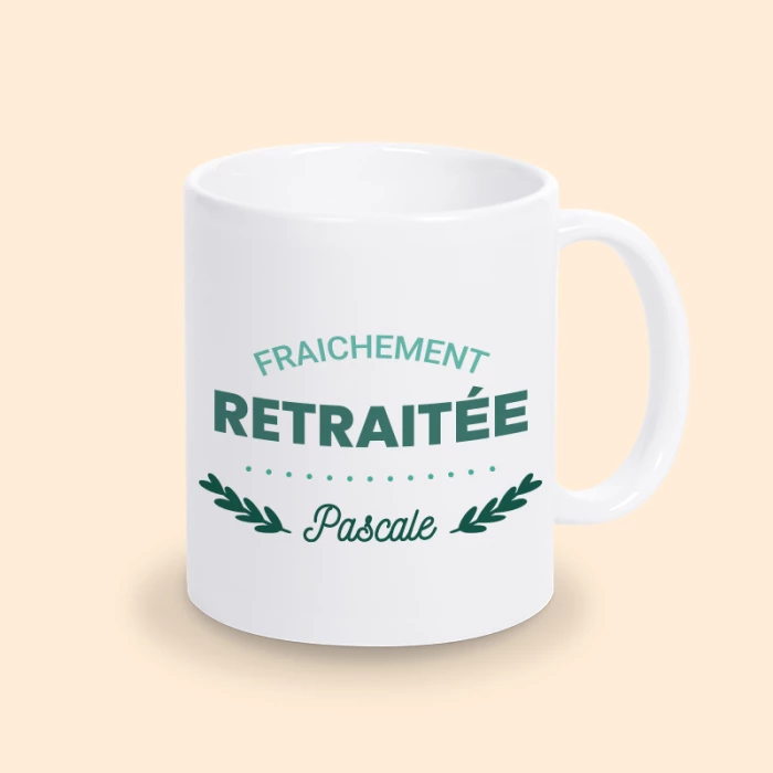 mug retraitée personnalisé