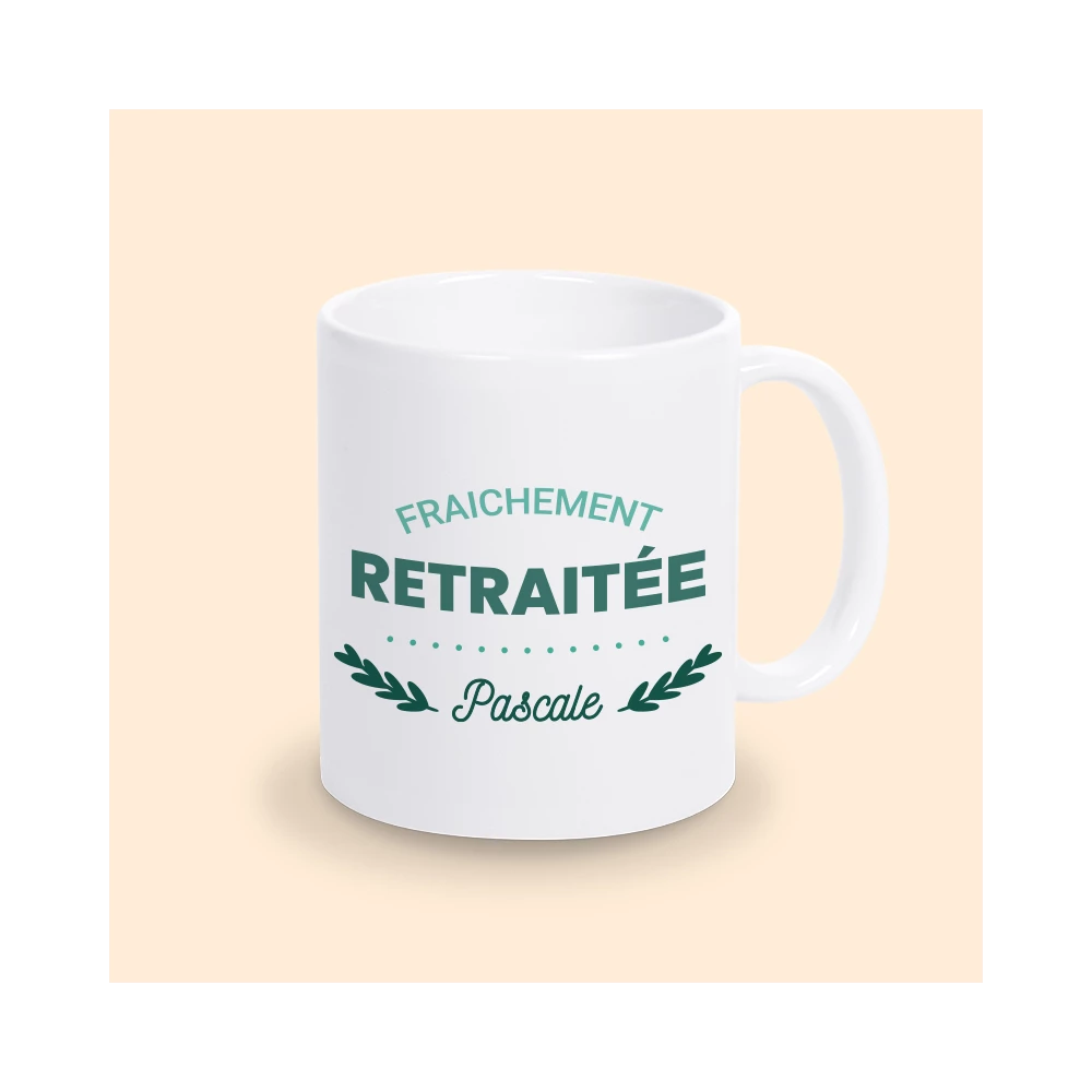 mug retraitée personnalisé