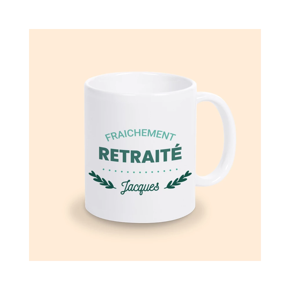 mug retraité personnalisé
