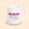 mug maman en or