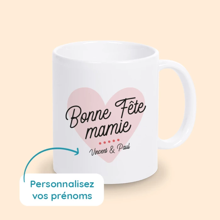 mug personnalisé fête des grands mères