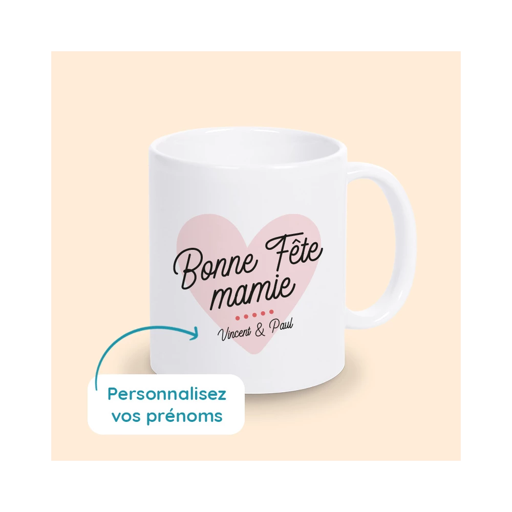 mug personnalisé fête des grands mères