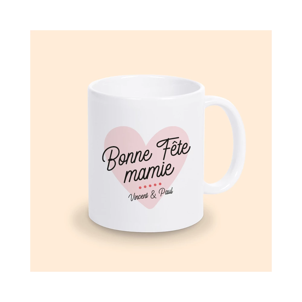 mug fête des grands mères personnalisé