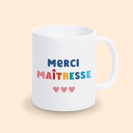mug merci maitresse