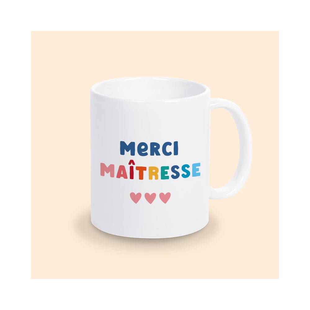 mug merci maitresse