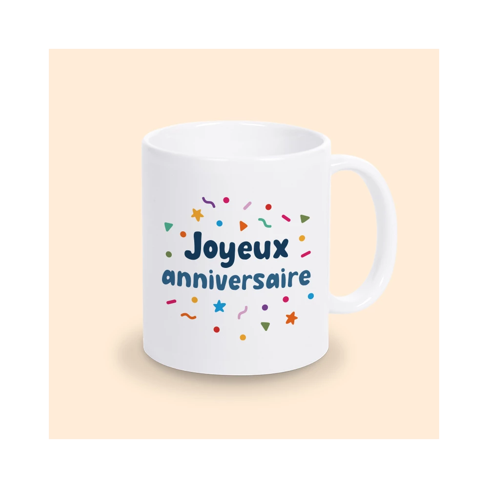 mug joyeux anniversaire