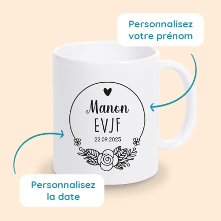 mug personnalisé EVJF