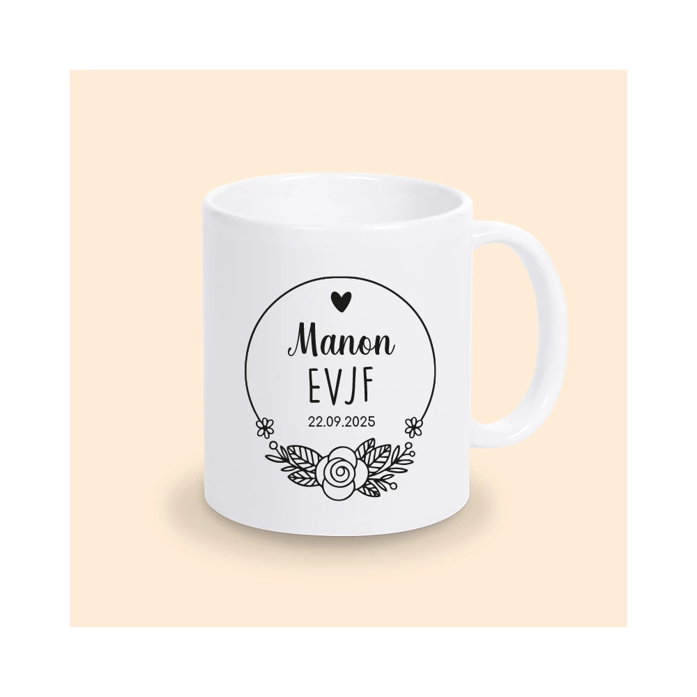 mug personnalisable EVJF