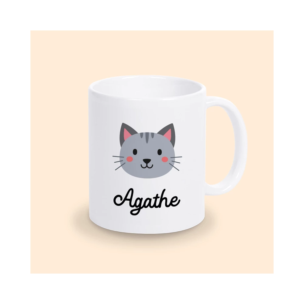 mug chat personnalisé