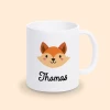 mug renard personnalisé