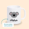 mug raton laveur personnalisé