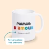 tasse personnalisée fête des mères