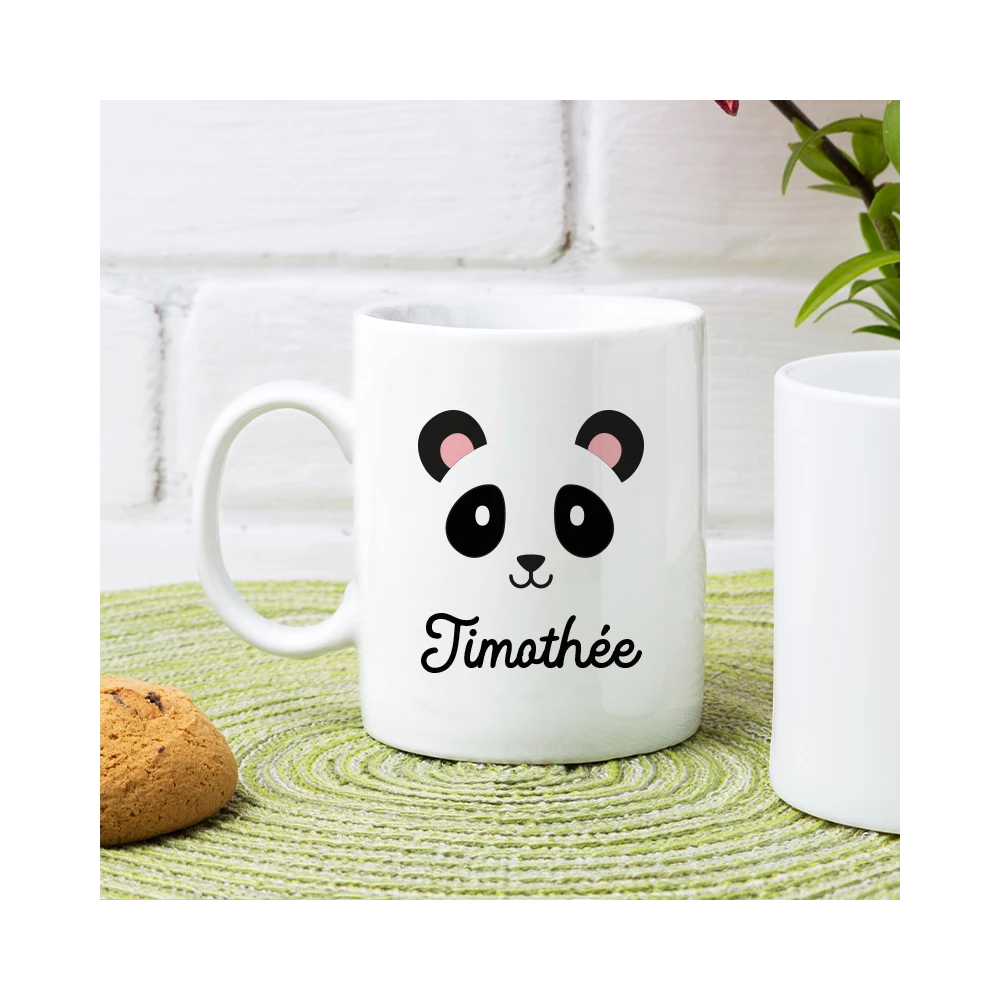 mug panda personnalisé
