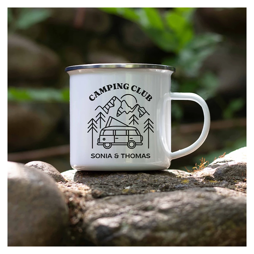 mockup tasse camping personnalisée