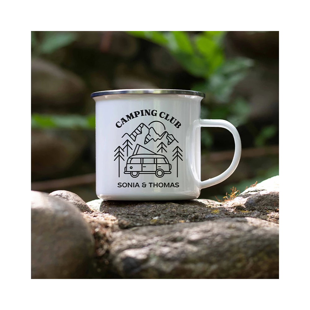 mockup tasse camping personnalisée