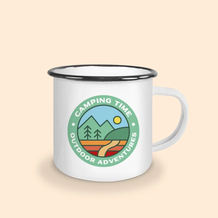 tasse émaillée outdoor