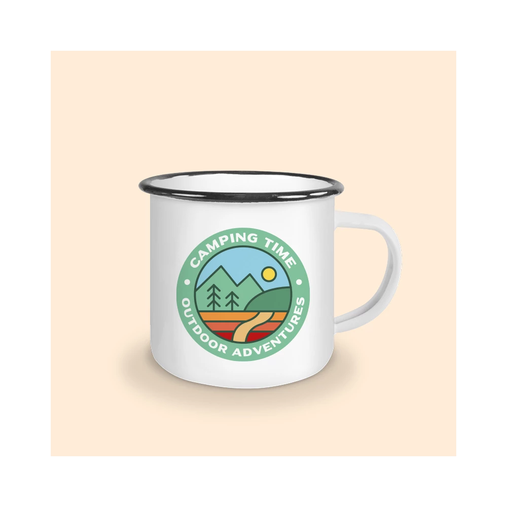 tasse émaillée outdoor